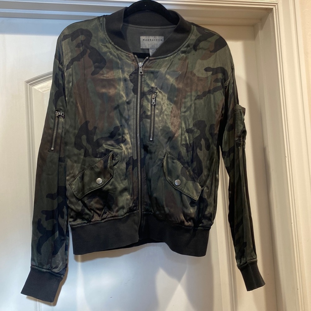 Marrakech Camo Bomber Jacket XS